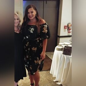 Off the shoulder dress